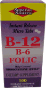 B12, B6, Folic Acid : AS SEEN ON TV!
